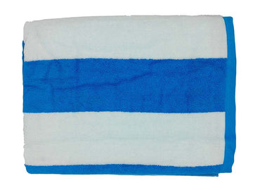 Terry Striped Beach Towels - beach cover up towel wrap